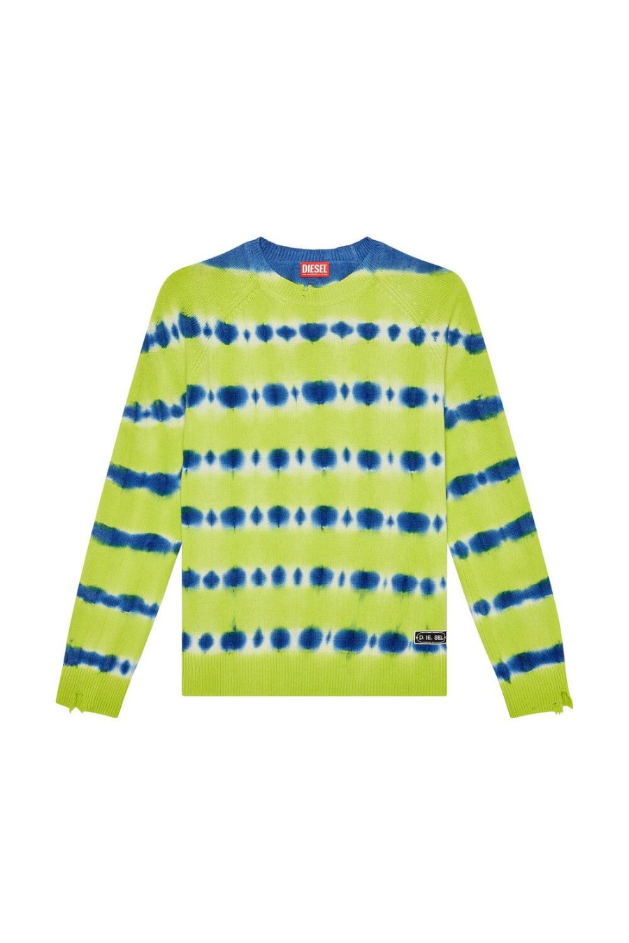 Men Diesel Knitwear | K-Ro Blue/Green