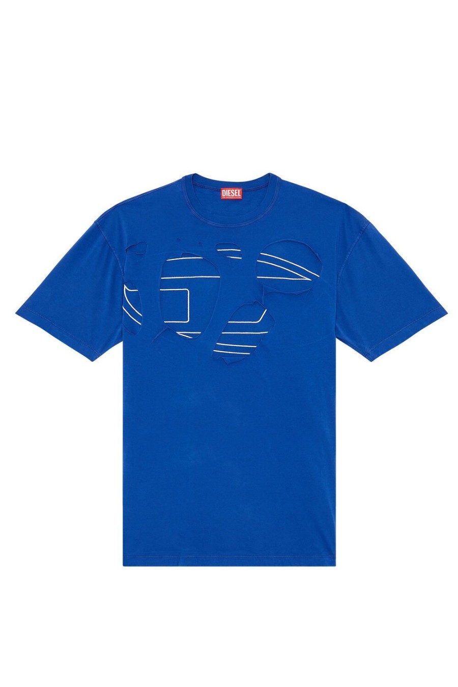 Men Diesel T-Shirts | T-Strapoval Blue