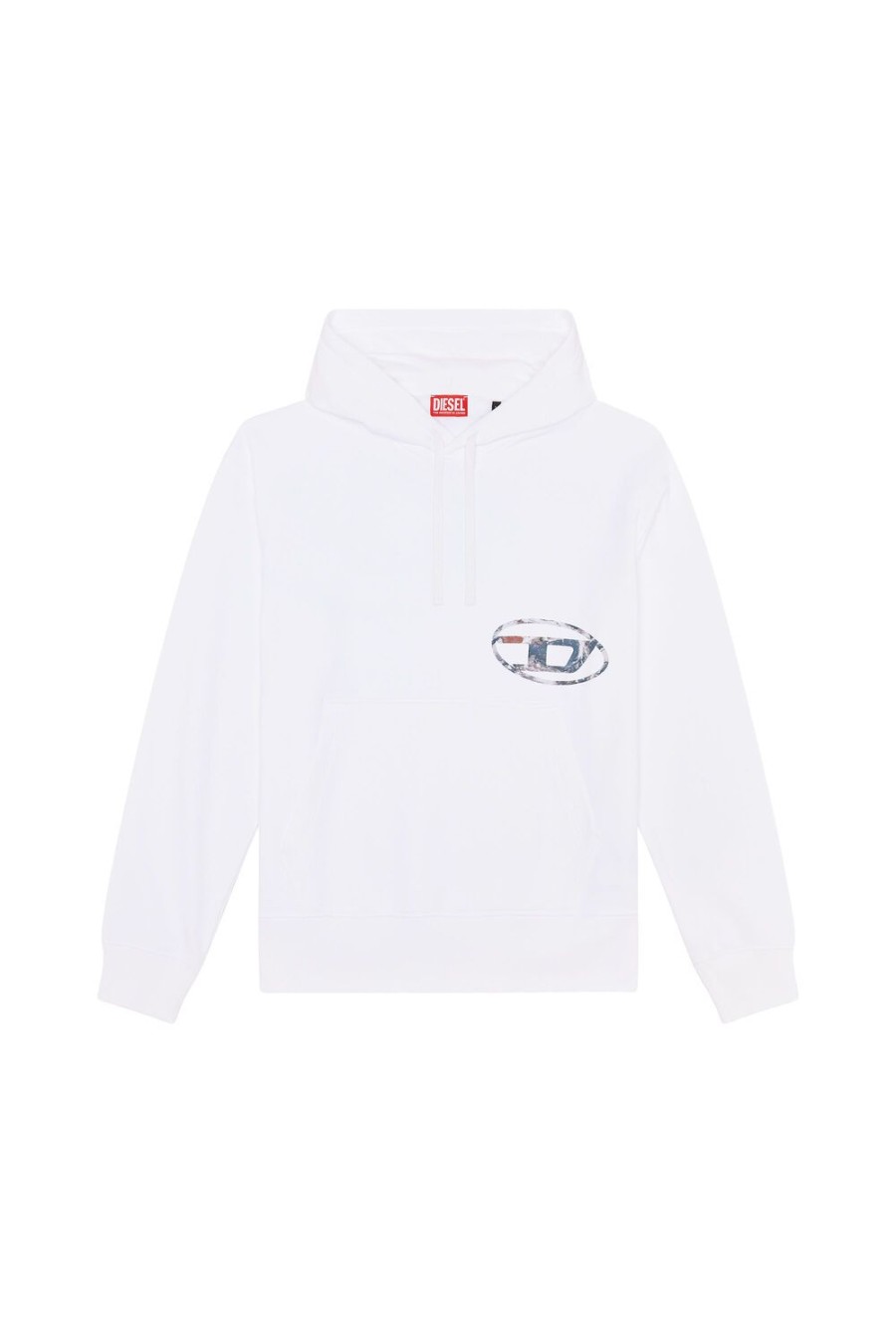 Men Diesel Sweaters | S-Macs-Hood-L4 White