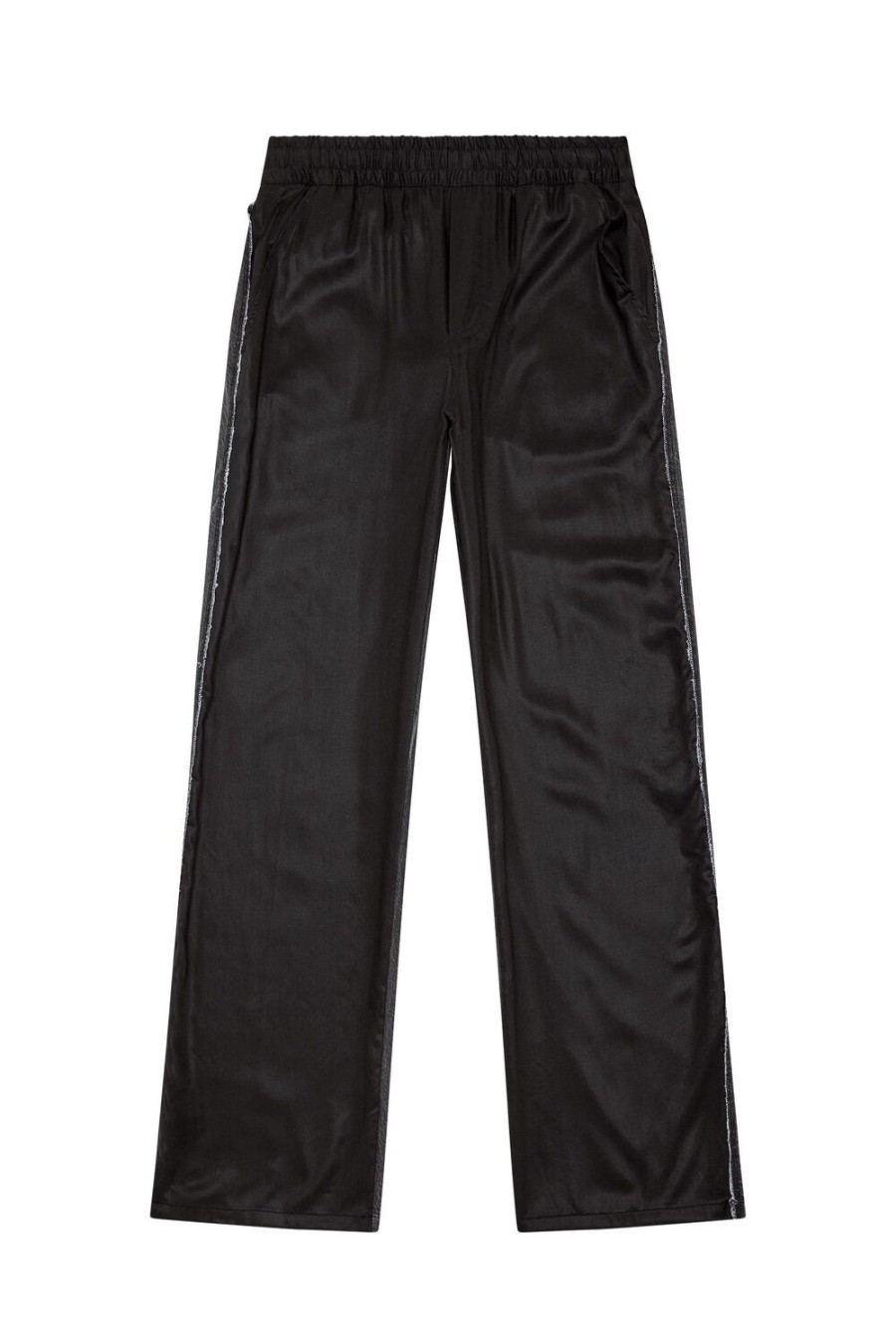 Women Diesel Trousers And Shorts | P-Fern-Dnm Black