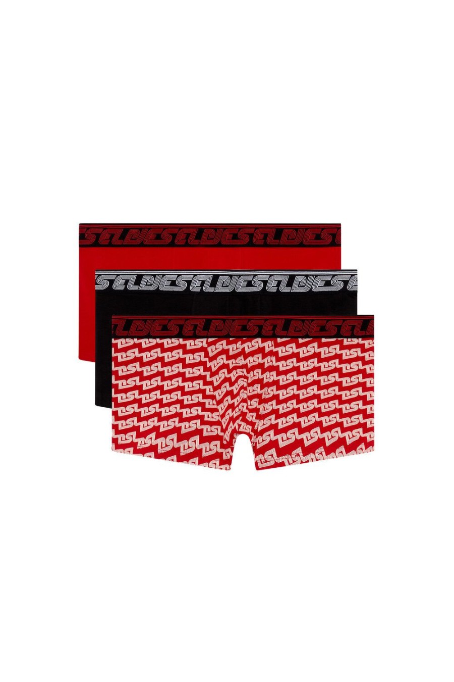 Men Diesel Underwear | Umbx-Damienthreepack Red/Black