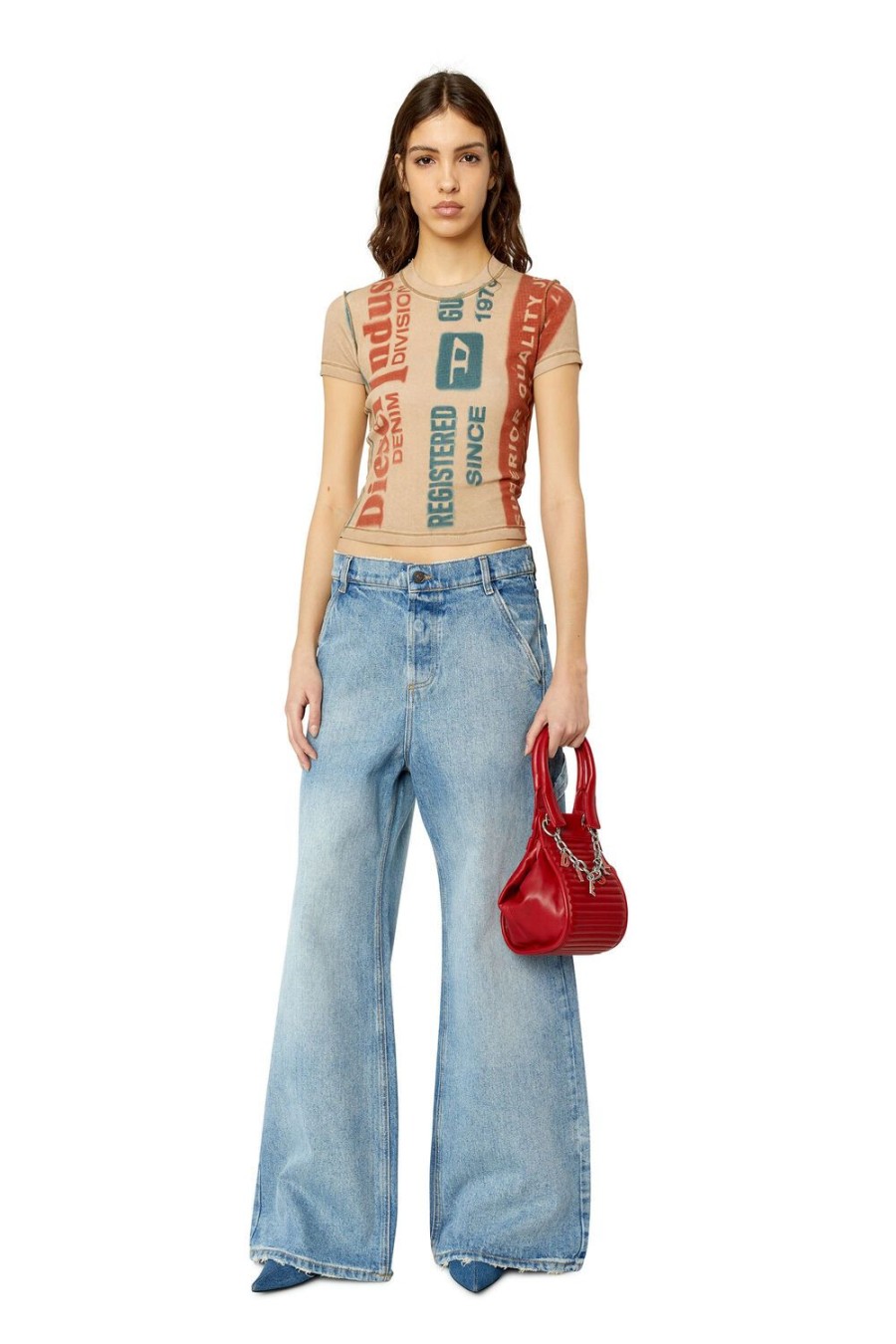 Women Diesel Jeans | Straight Jeans 1996 D-Sire 0Emag Light Blue