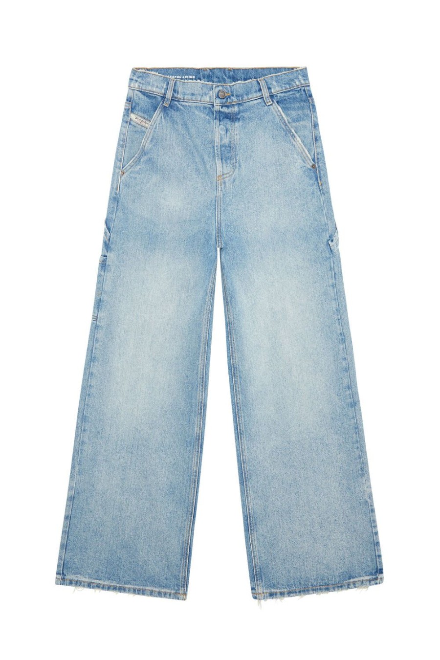 Women Diesel Jeans | Straight Jeans 1996 D-Sire 0Emag Light Blue