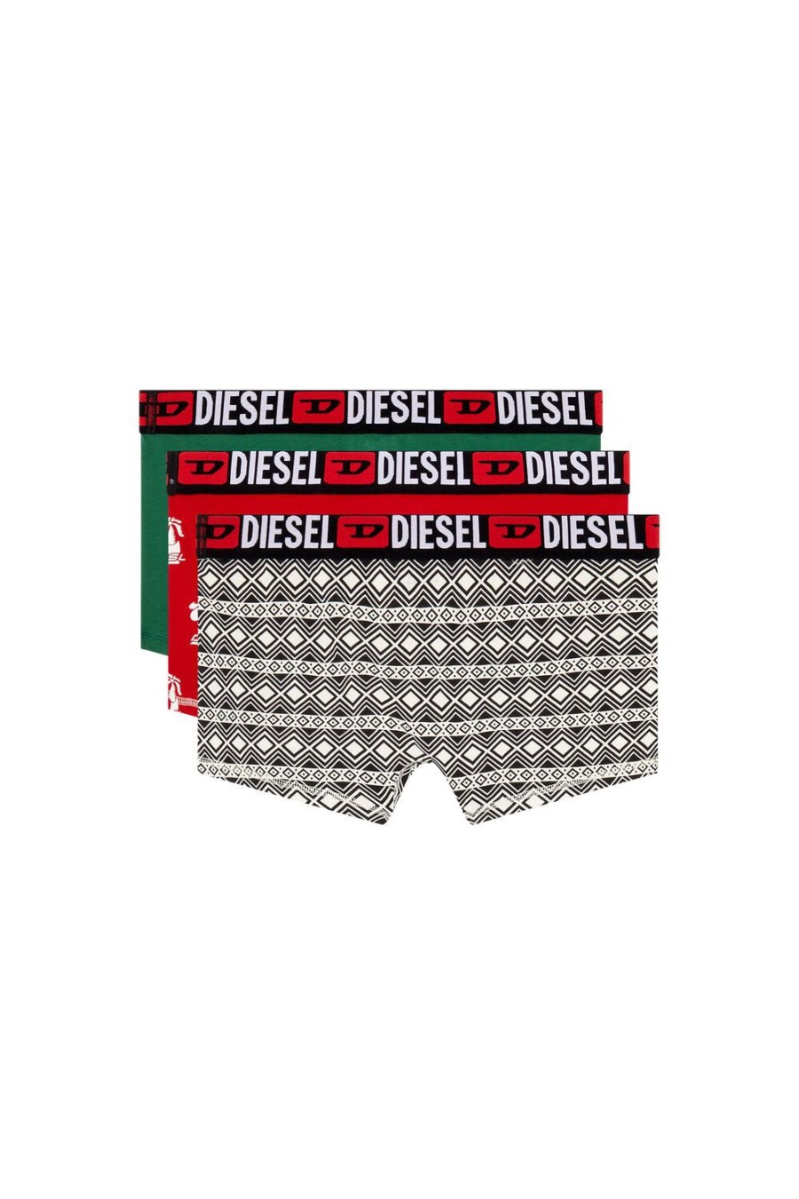 Men Diesel Underwear | Umbx-Damienthreepack Black/Red