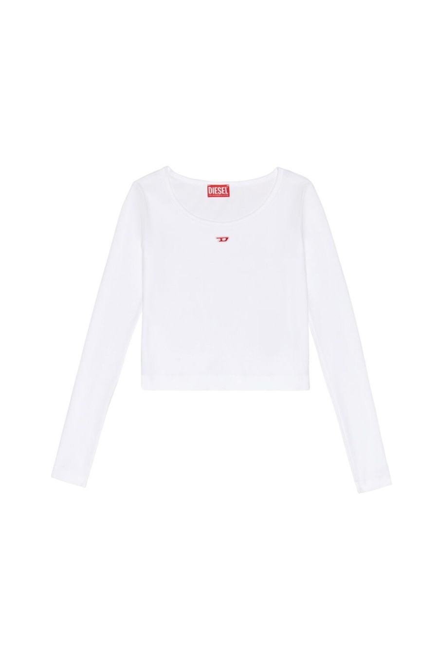 Women Diesel T-Shirts And Tops | T-Ballet-D White