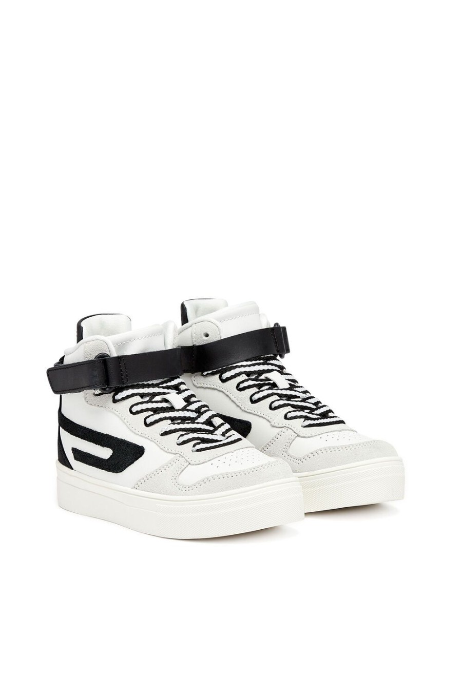 Kids KIDS Shoes | S-Ukiyo Mid Strap White/Black