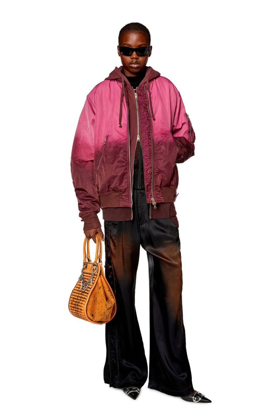 Women Diesel Outerwear And Jackets | G-Kamila Hot Pink