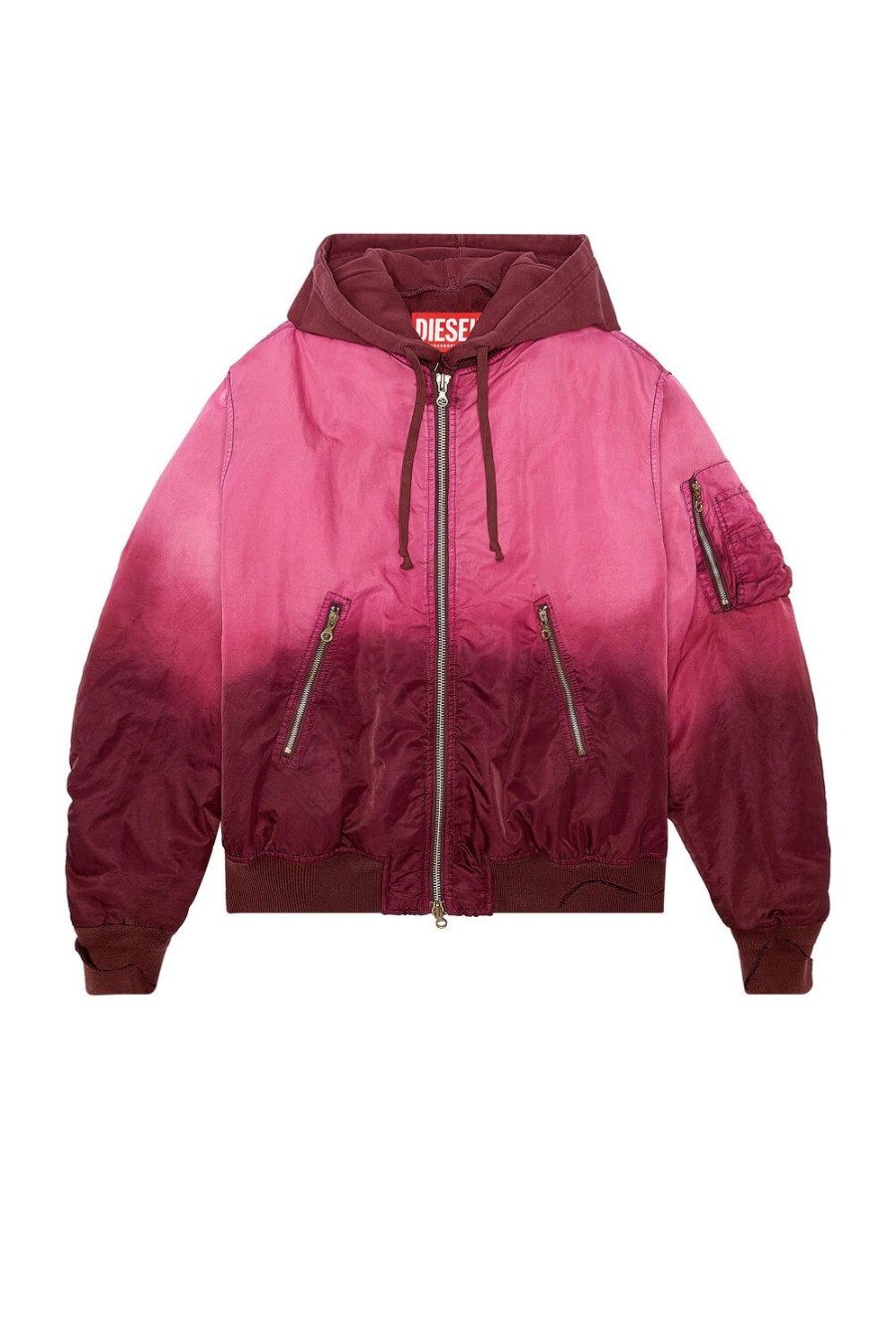 Women Diesel Outerwear And Jackets | G-Kamila Hot Pink