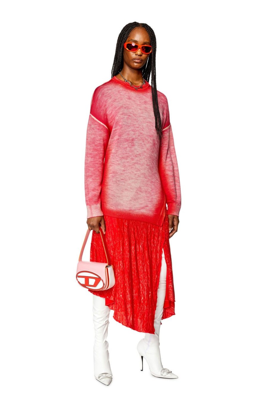 Women Diesel Knitwear | M-Kimolos Pink/Red