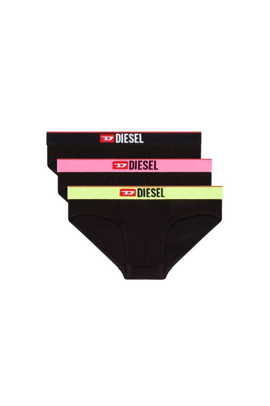 Men Diesel Underwear | Umbr-Andrethreepack Multicolor/Black