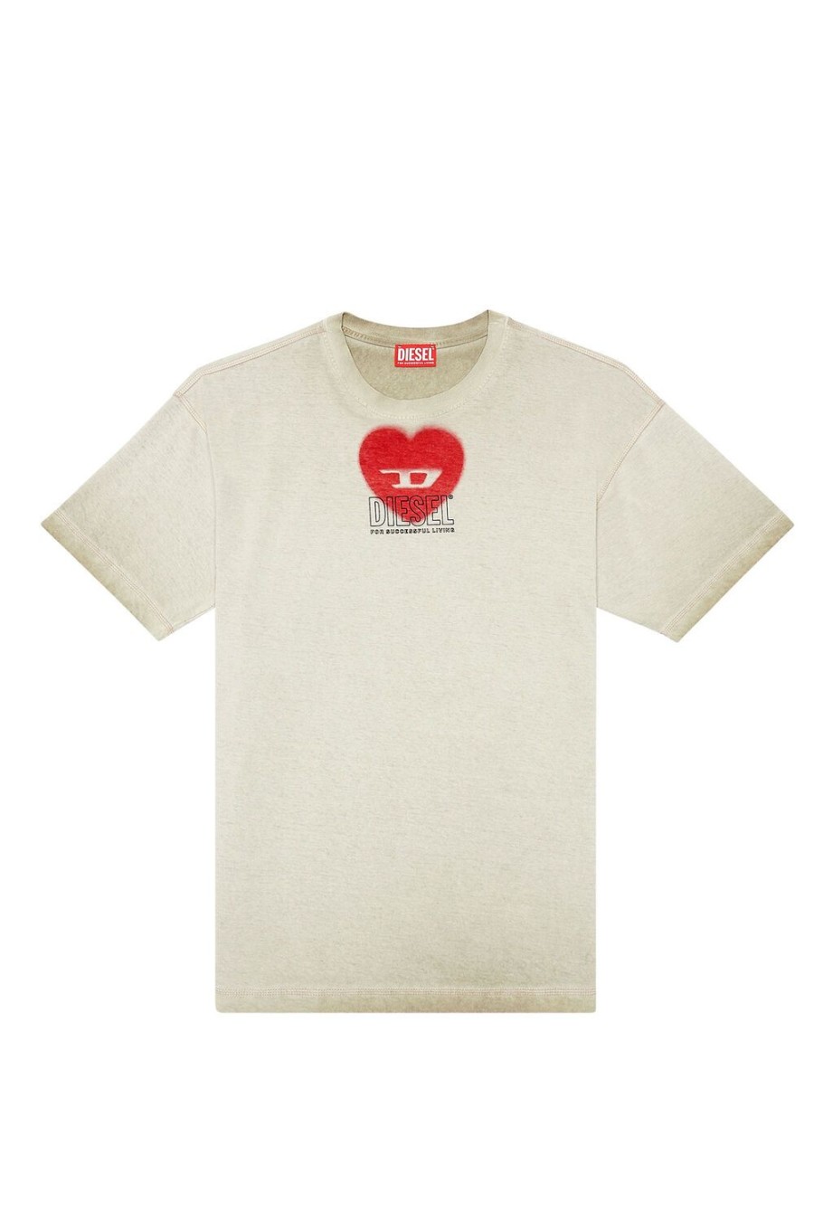 Men Diesel T-Shirts | T-Buxt-N4 Beige