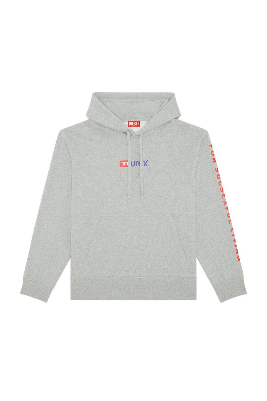 Women Diesel Sweaters | Dx-S-Macs-Hood Grey