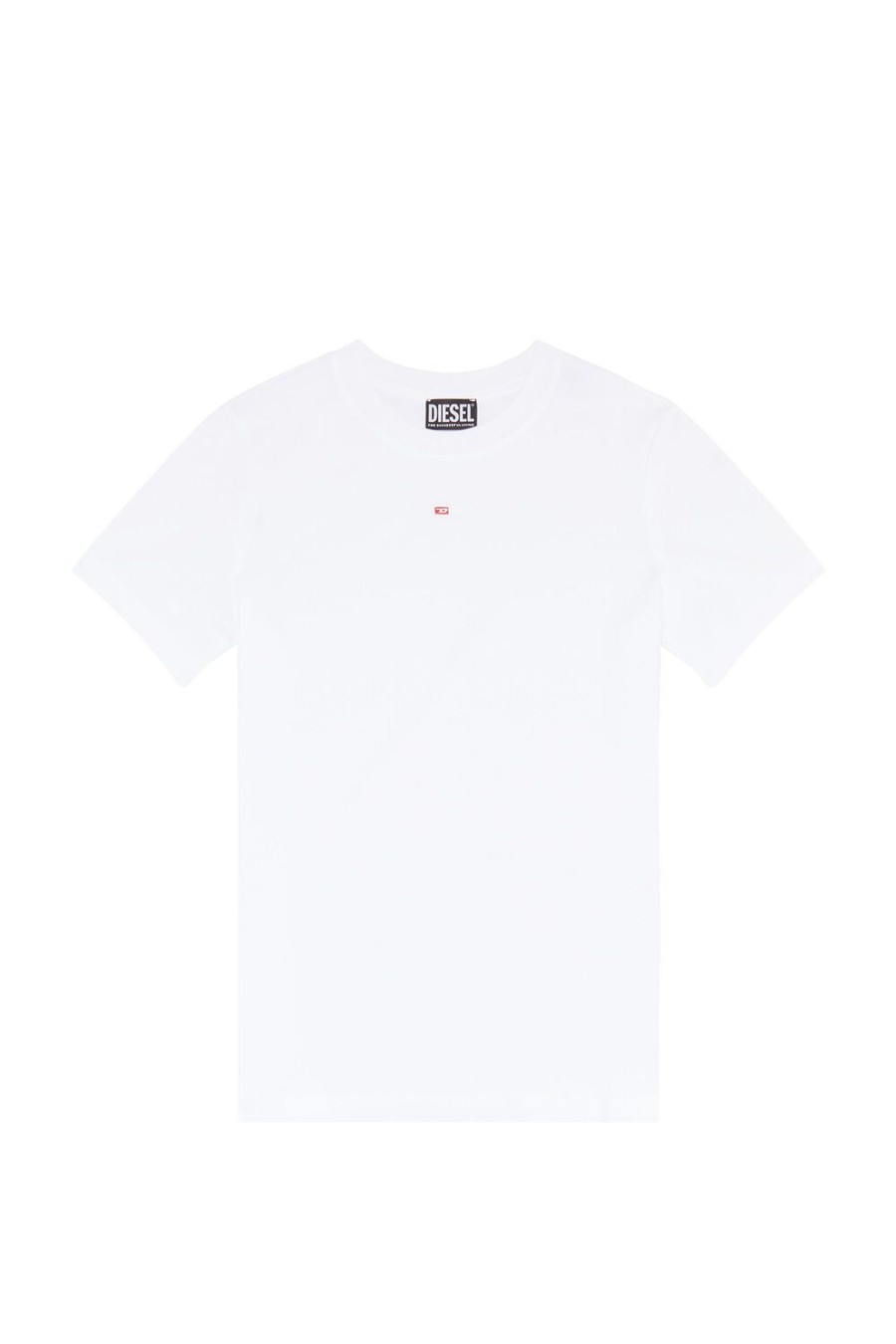 Women Diesel T-Shirts And Tops | T-Reg-Microdiv White