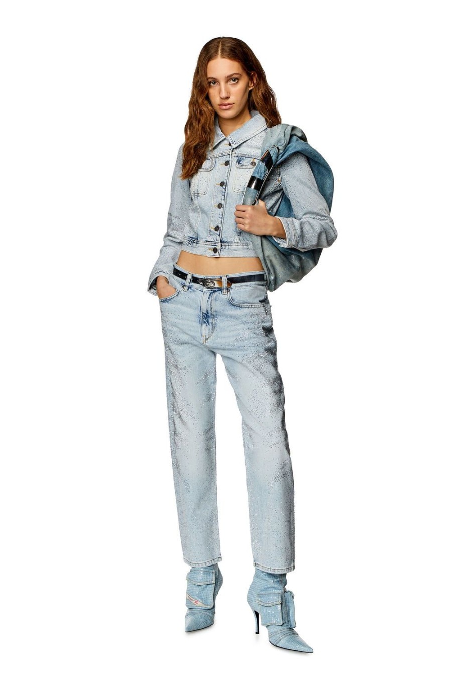 Women Diesel Jeans | Boyfriend Jeans 2016 D-Air 09I86 Light Blue