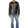 Men Diesel Outerwear And Jackets | L-Met Black