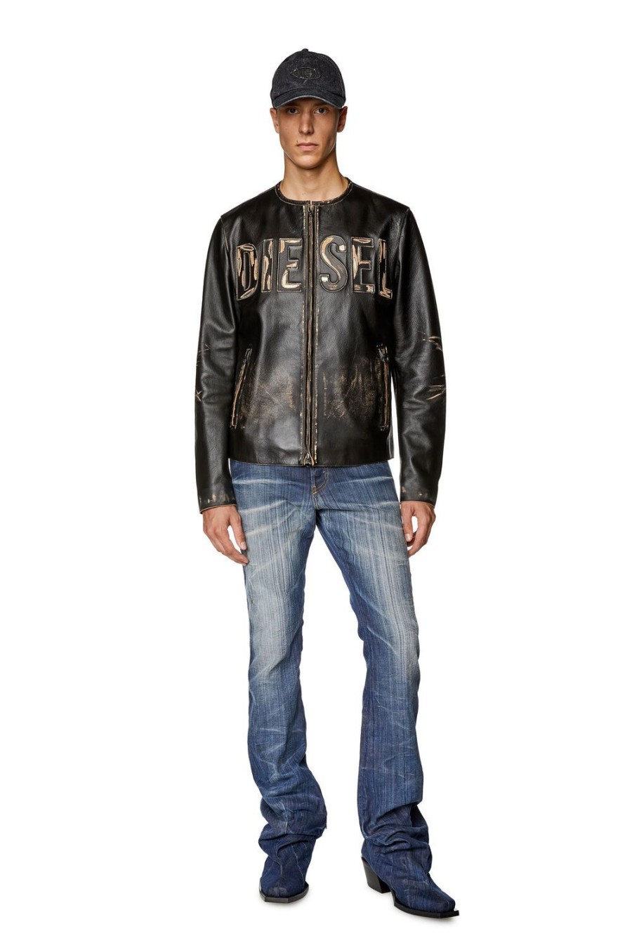 Men Diesel Outerwear And Jackets | L-Met Black