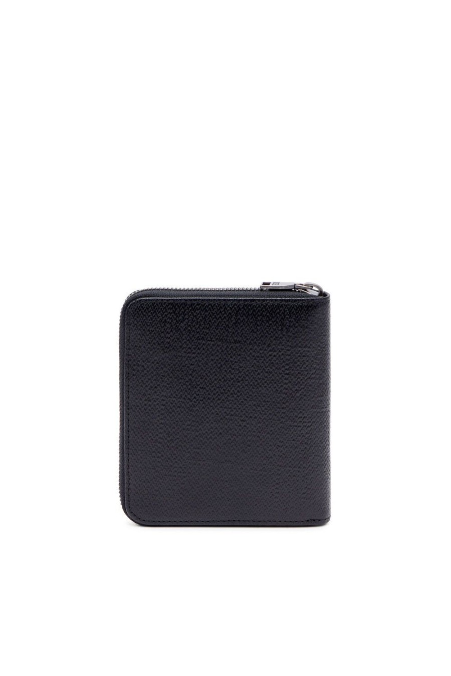 Men Diesel Wallets | Bi-Fold Coin Zip M Black