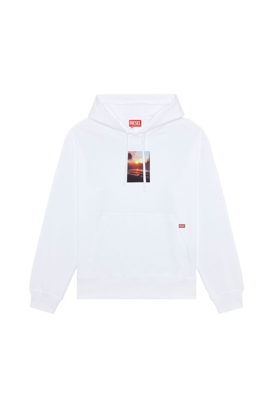 Men Diesel Sweaters | S-Macs-Hood-L6 White