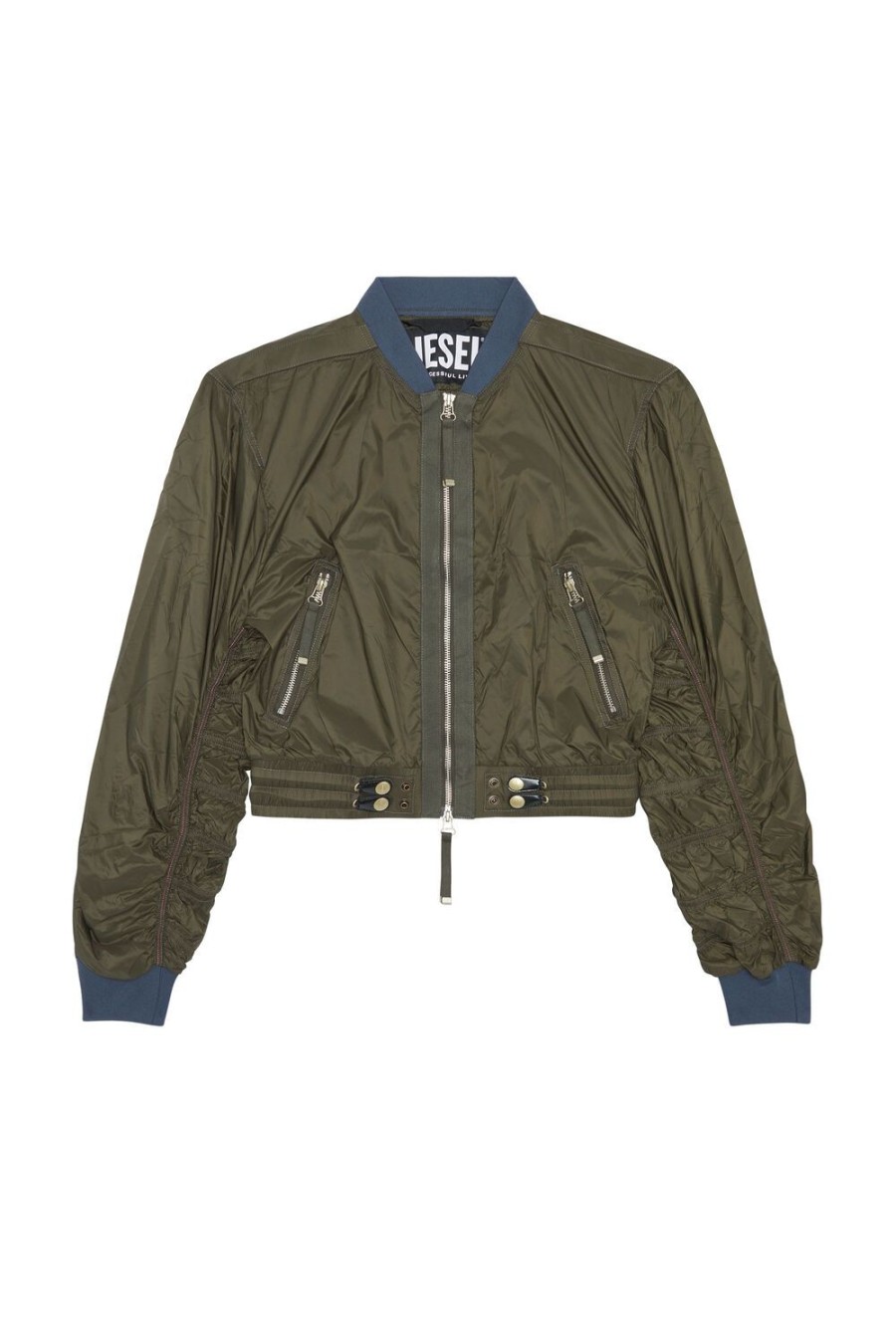 Women Diesel Outerwear And Jackets | G-Noak Dark Green