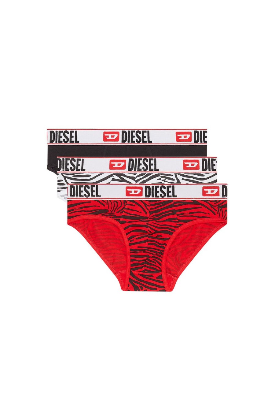 Men Diesel Underwear | Umbr-Andrethreepack Red/Black