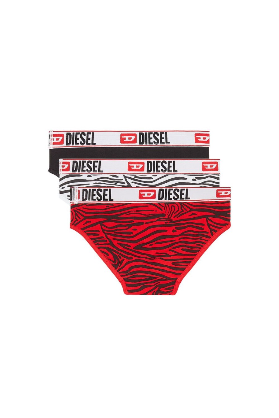 Men Diesel Underwear | Umbr-Andrethreepack Red/Black