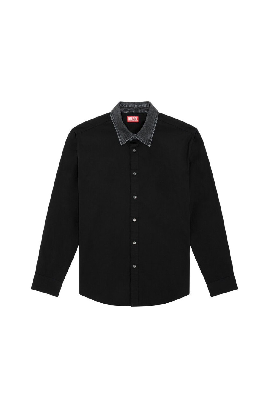 Men Diesel Shirts | S-Holls Black