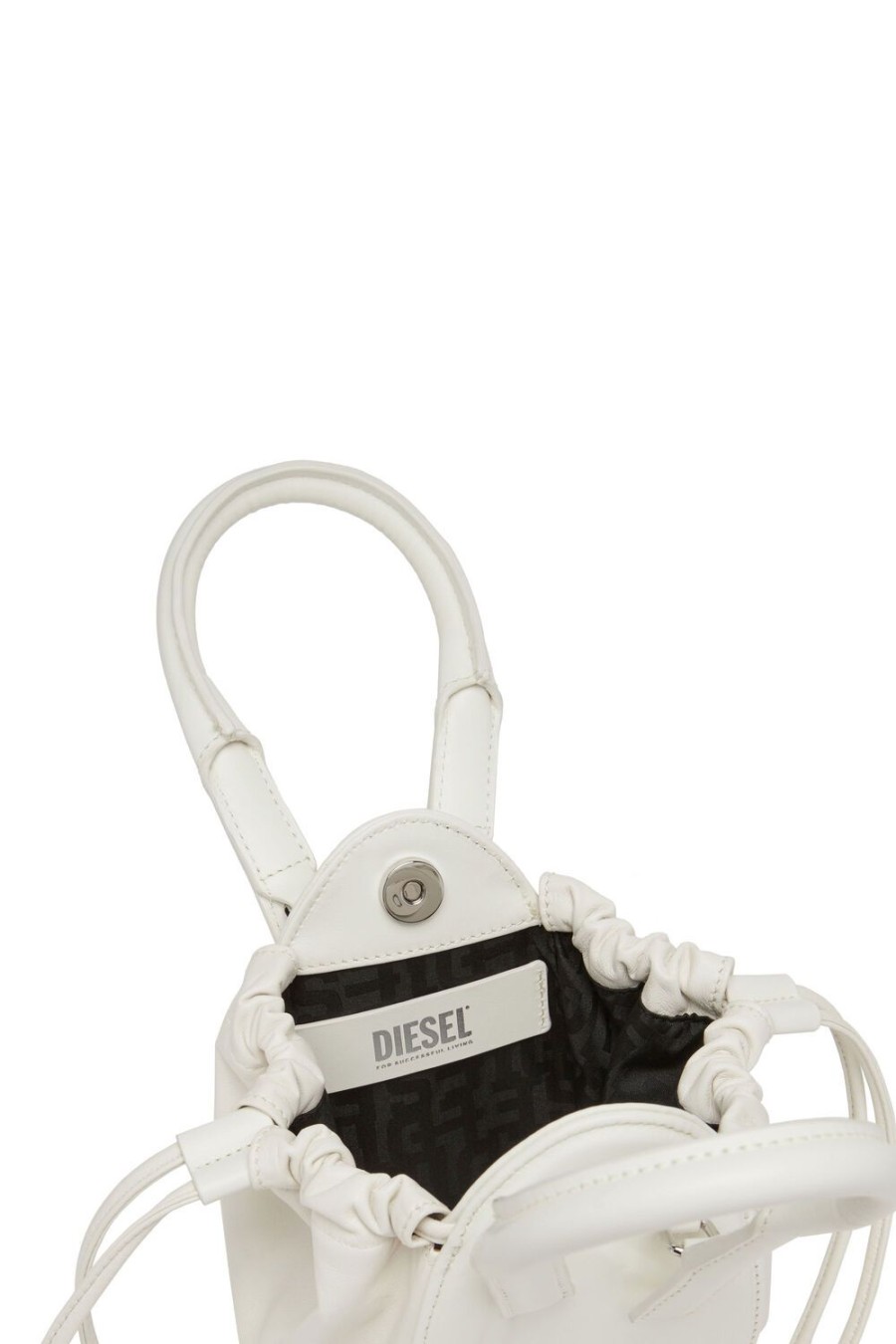 Women Diesel Handbags | 1Dr-Fold Xxs White