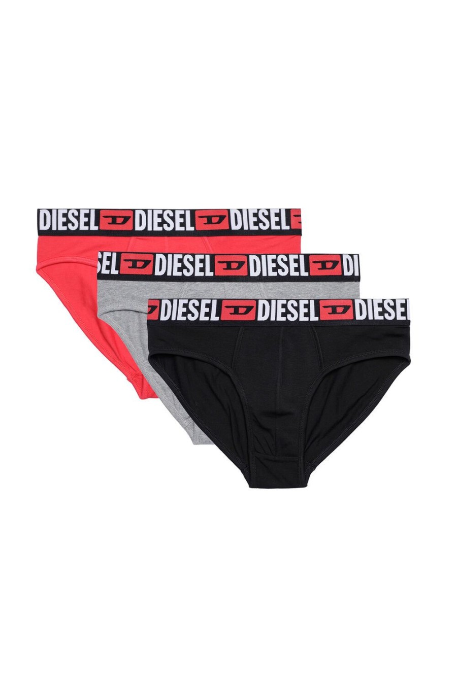 Men Diesel Underwear | Umbr-Andrethreepack Black/Grey