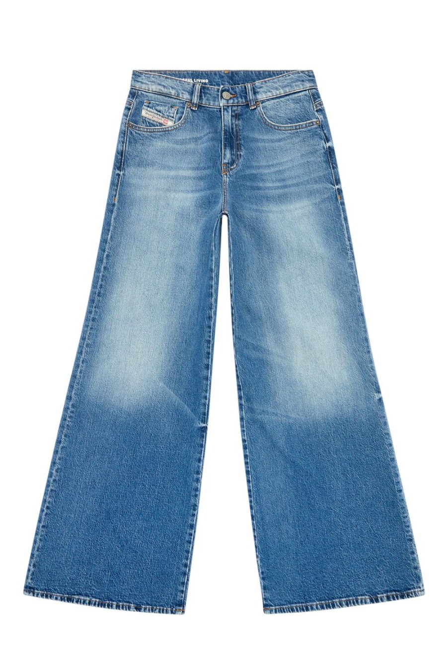 Women Diesel Jeans | Bootcut And Flare Jeans 1978 D-Akemi 007P9 Medium Blue