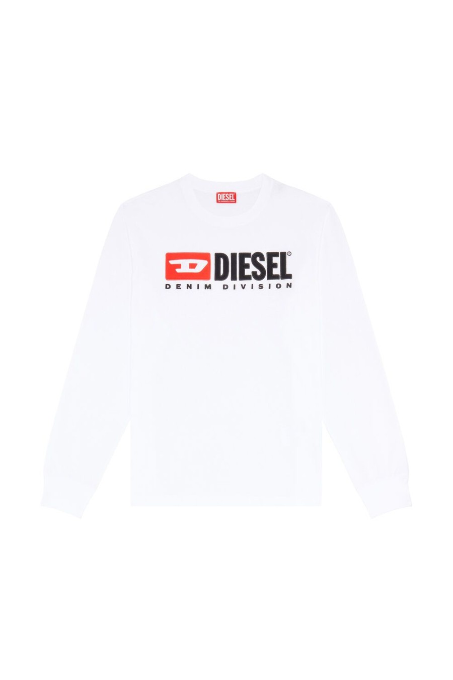 Men Diesel T-Shirts | T-Just-Ls-Div White