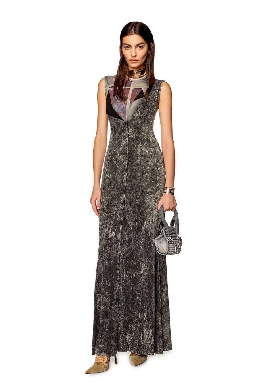 Women Diesel Dresses And Jumpsuits | D-Treaty Black