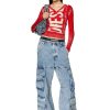 Women Diesel Jeans | Straight Jeans 1996 D-Sire 0Njaa Light Blue