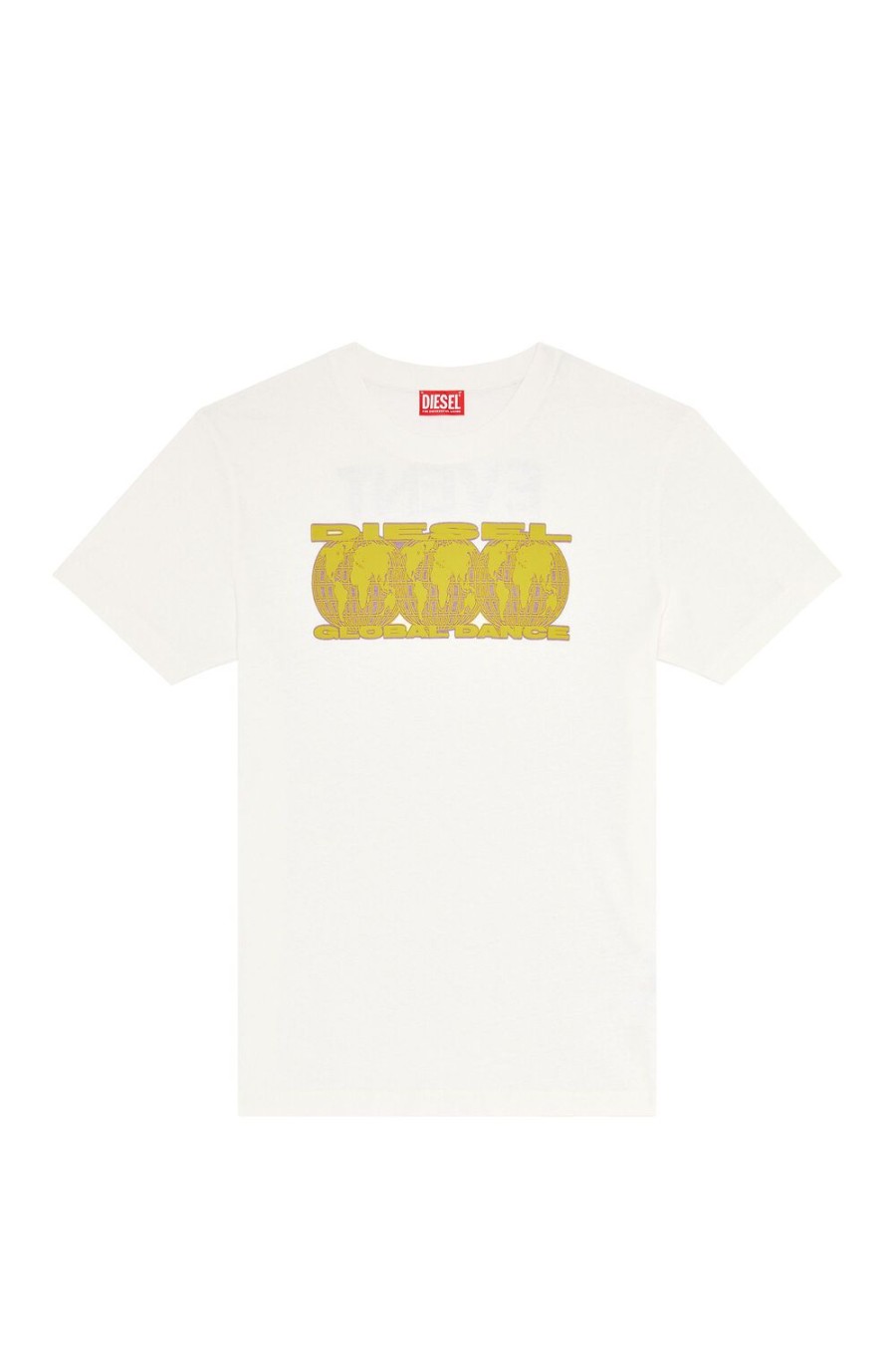 Men Diesel T-Shirts | T-Diegor-L10 White