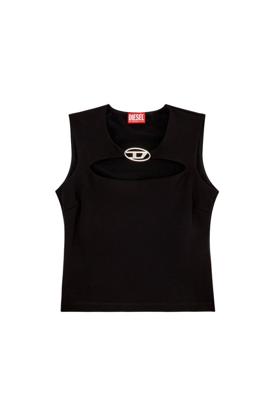 Women Diesel T-Shirts And Tops | T-Reams Black