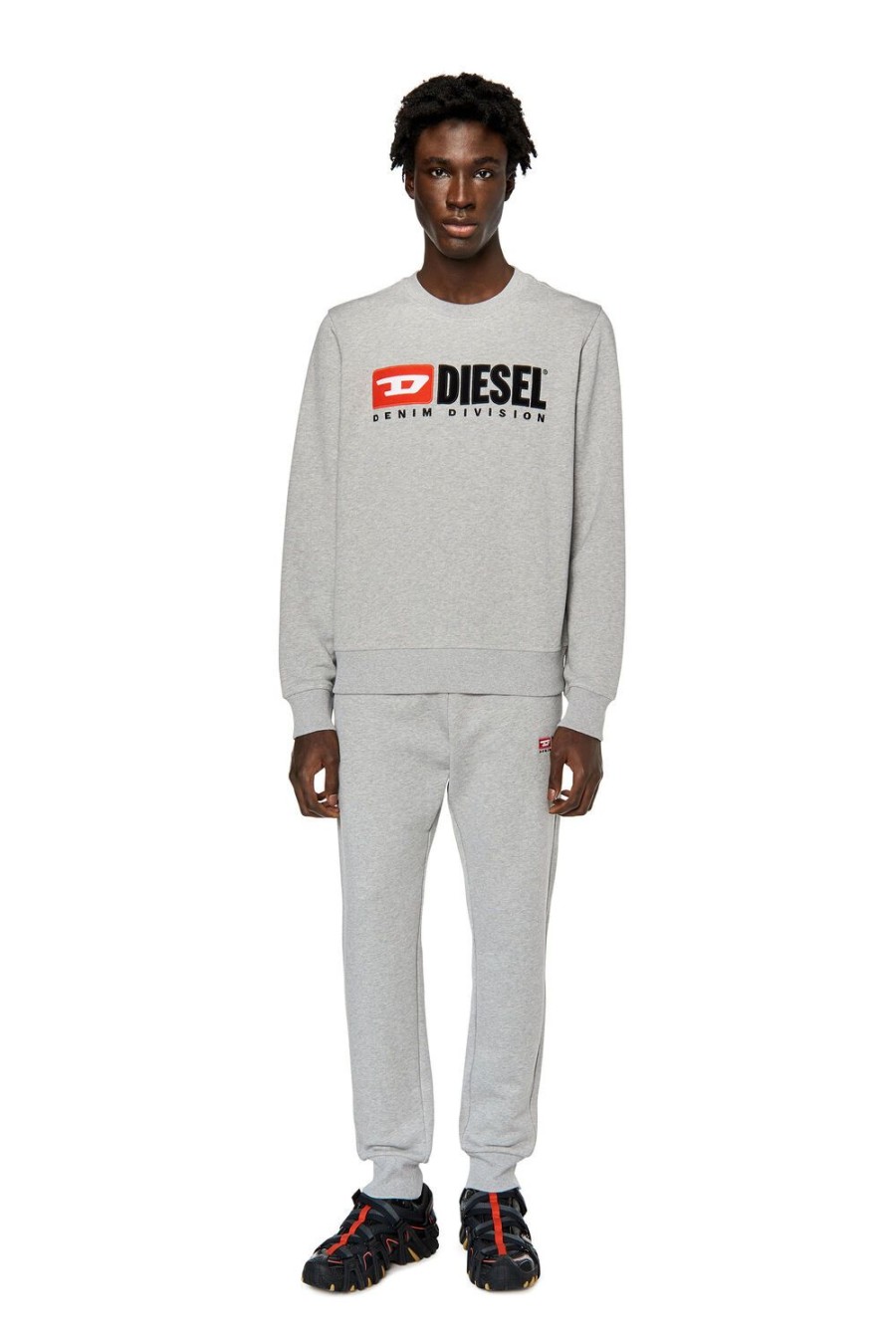 Men Diesel Sweaters | S-Ginn-Div Grey