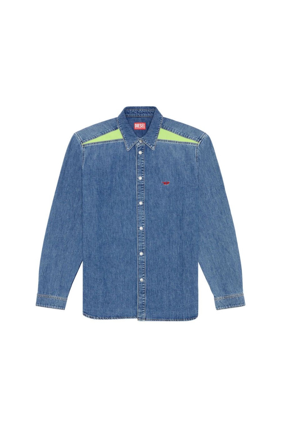 Men Diesel Shirts | D-Simply-Rs-S Medium Blue