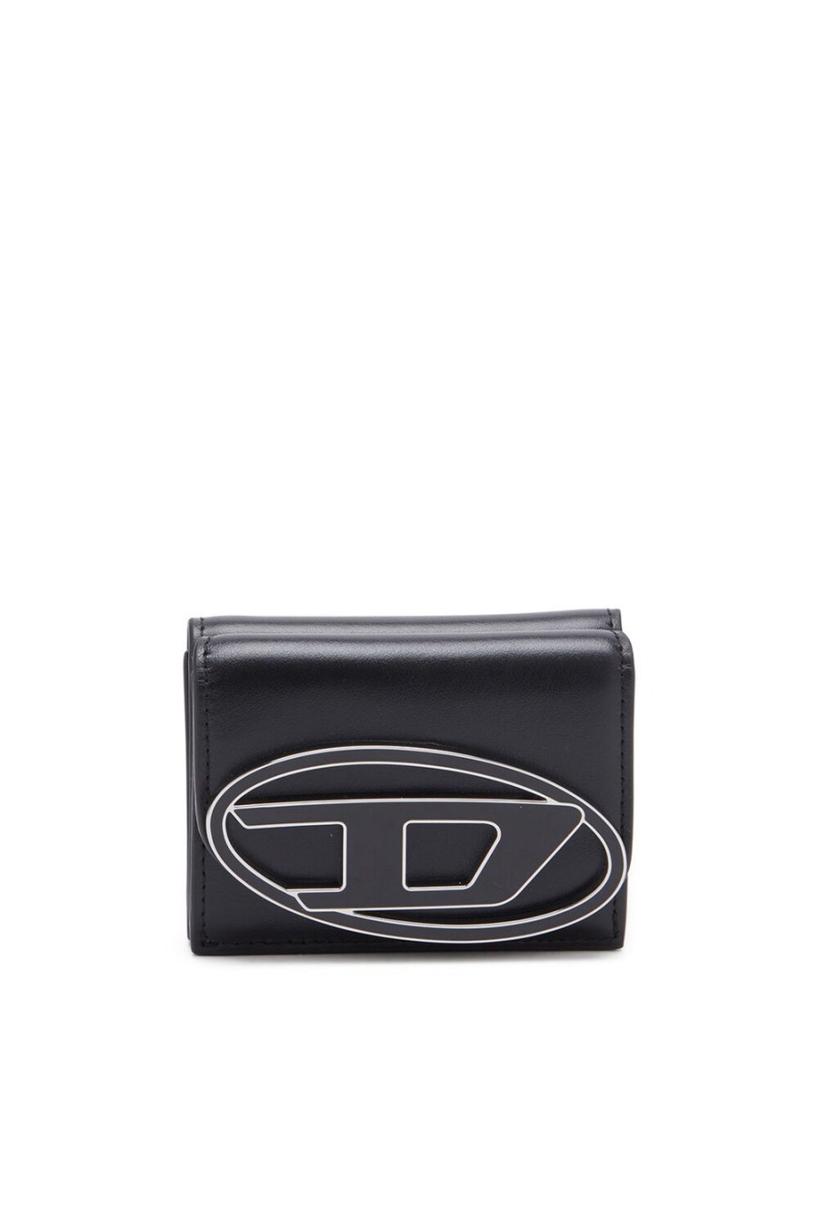 Women Diesel Wallets | 1Dr Tri Fold Coin Xs Ii Black