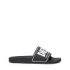 Men Diesel Rubber Slides | Sa-Mayemi Cc Black/White