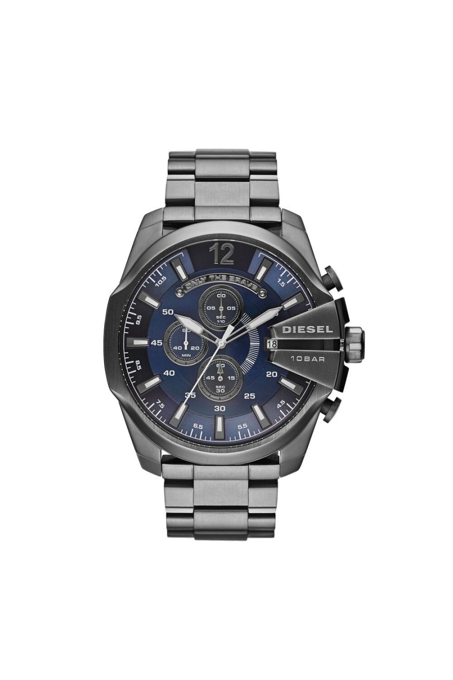 Men Diesel Watches | Dz4329 Mega Chief Silver