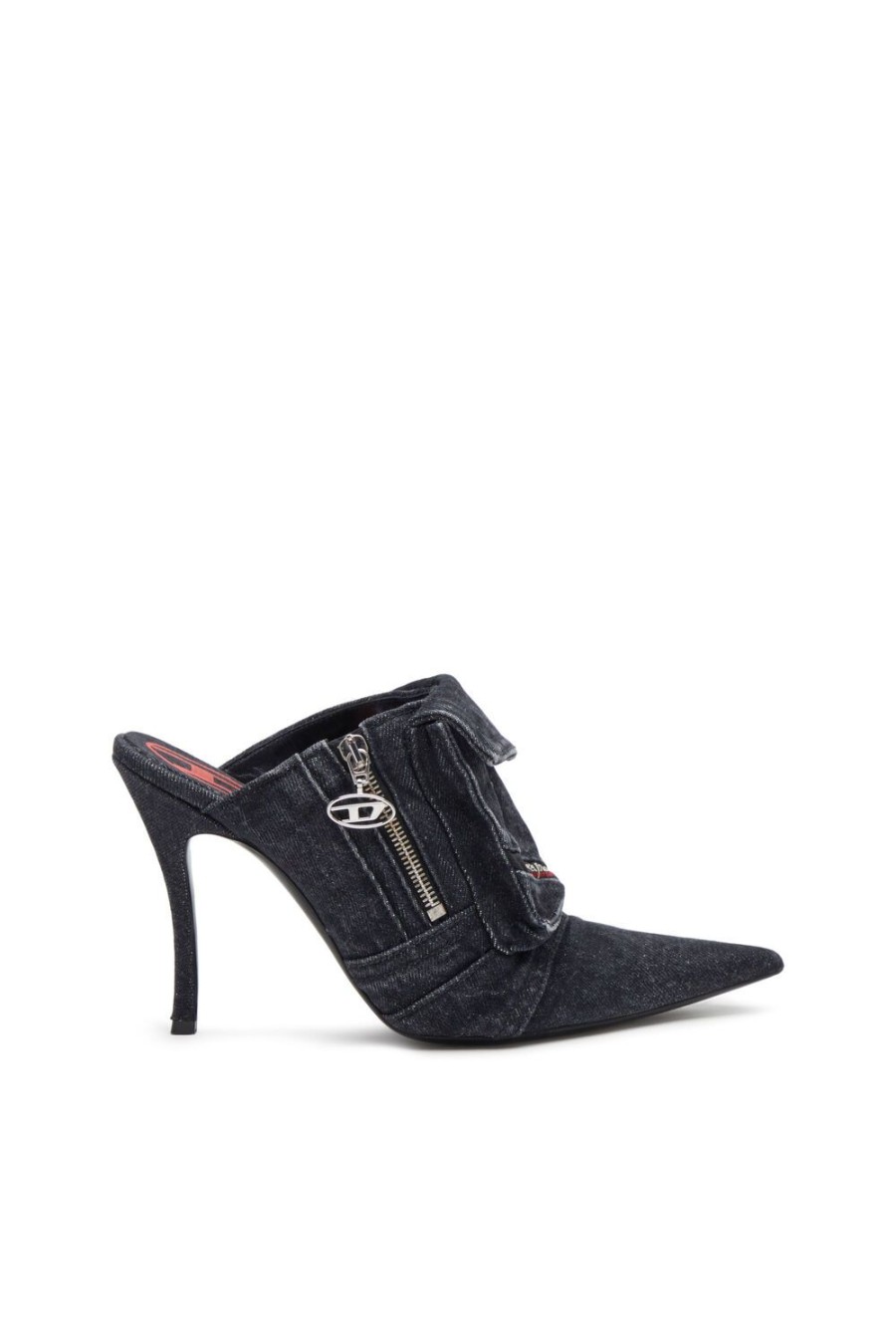 Women Diesel Mules | D-Venus Pocket Ml Black