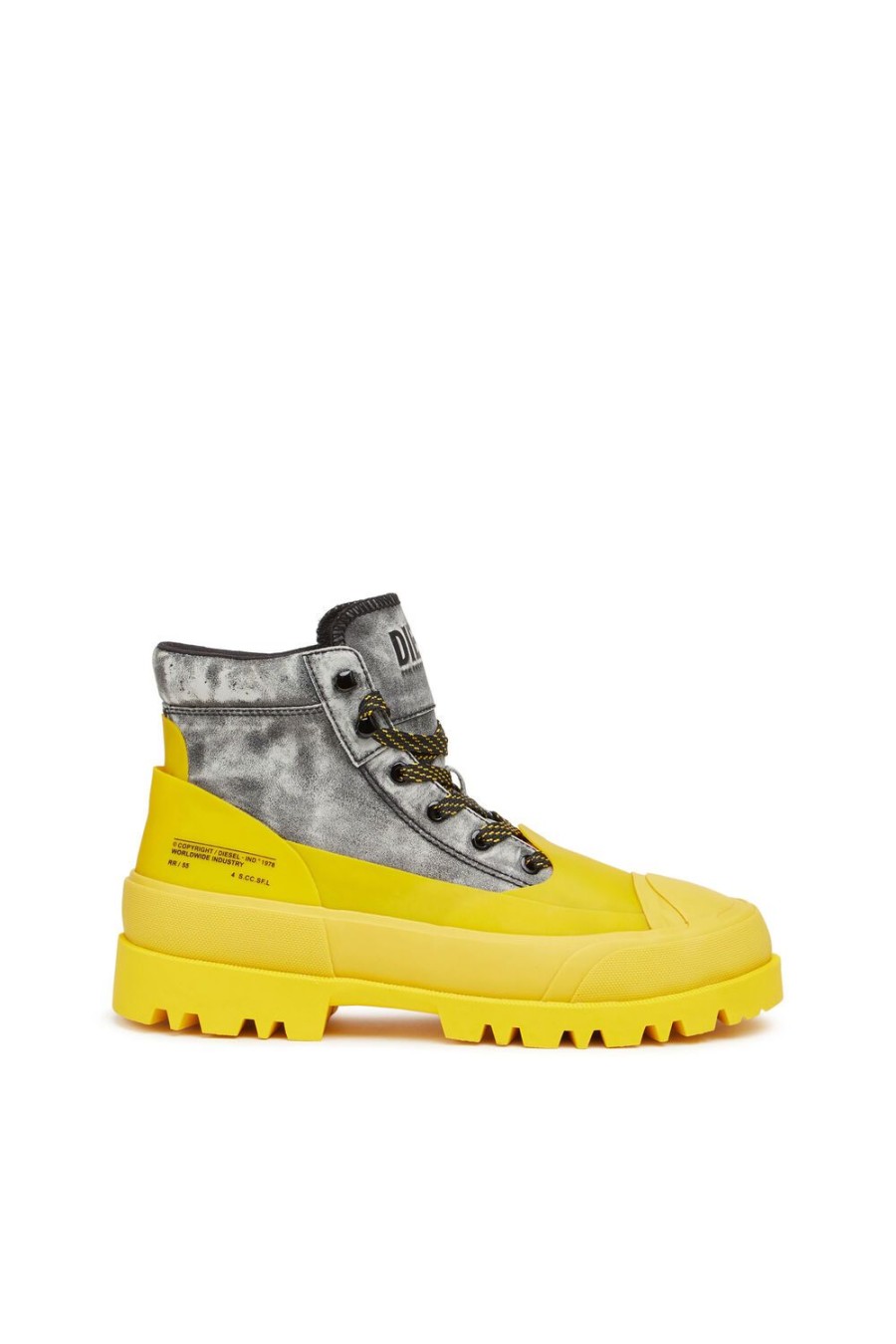 Men Diesel Boots | D-Hiko Bt X Yellow/Black