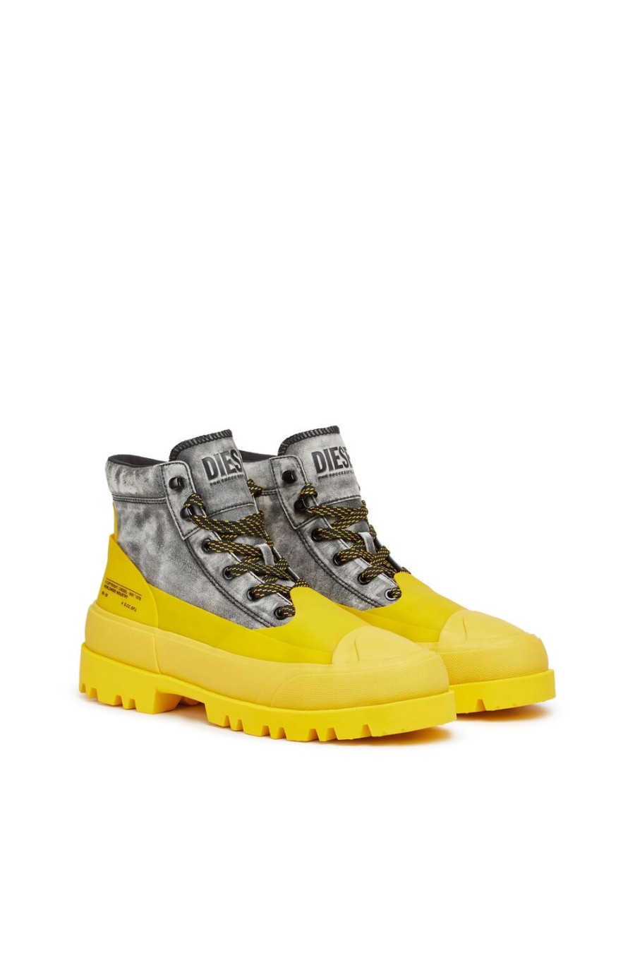 Men Diesel Boots | D-Hiko Bt X Yellow/Black