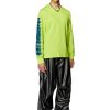 Men Diesel T-Shirts | T-Just-Ls-Slits-N2 Green Fluo