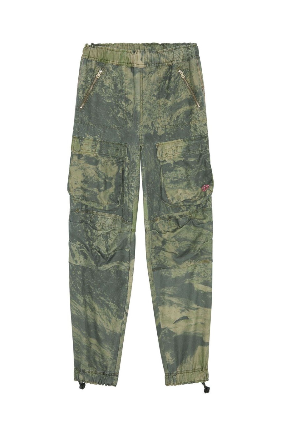 Women Diesel Trousers And Shorts | P-Mirt-Cmf Military Green