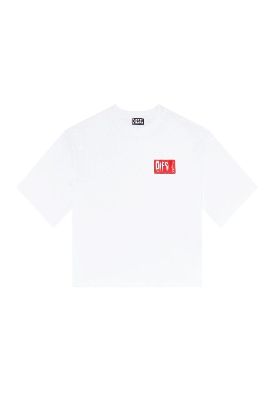 Women Diesel T-Shirts And Tops | T-Rowylabel White