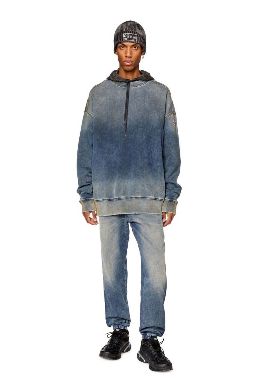 Men Diesel Sweaters | D-Krib-Ne Medium Blue