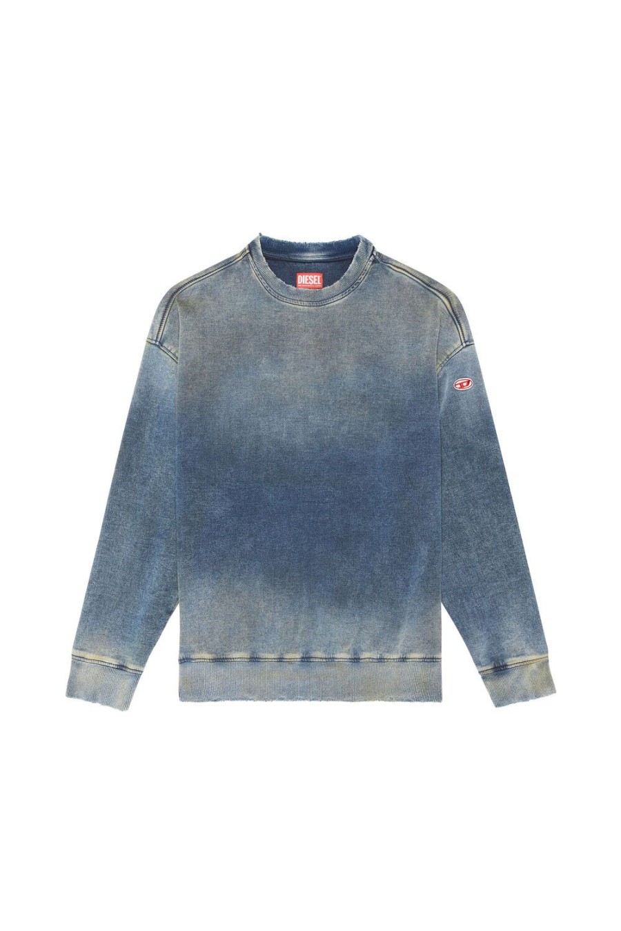 Men Diesel Sweaters | D-Krib-Ne Medium Blue