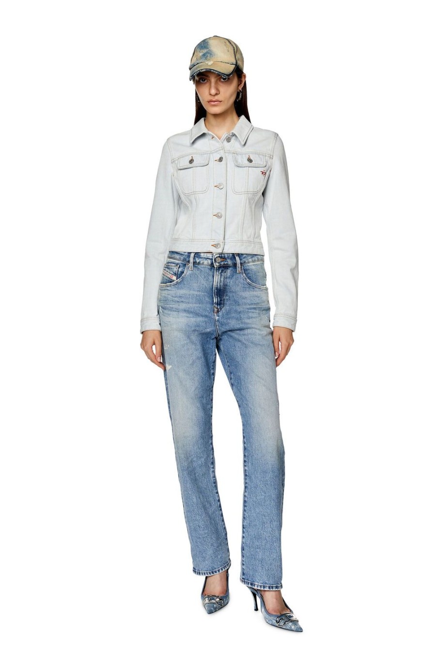 Women Diesel Jeans | Straight Jeans 1999 D-Reggy 007R4 Light Blue