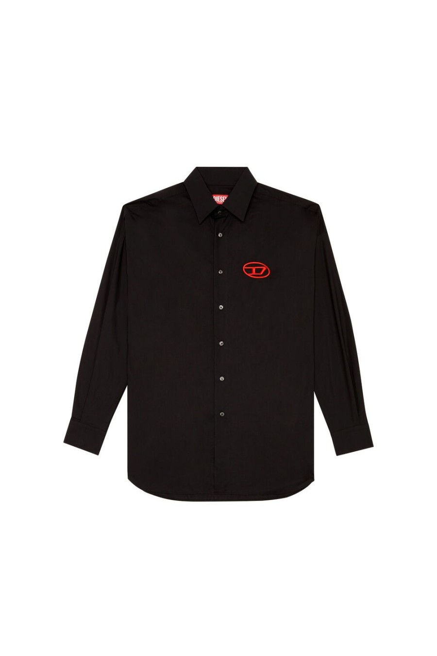 Men Diesel Shirts | S-Dou-Plain Black