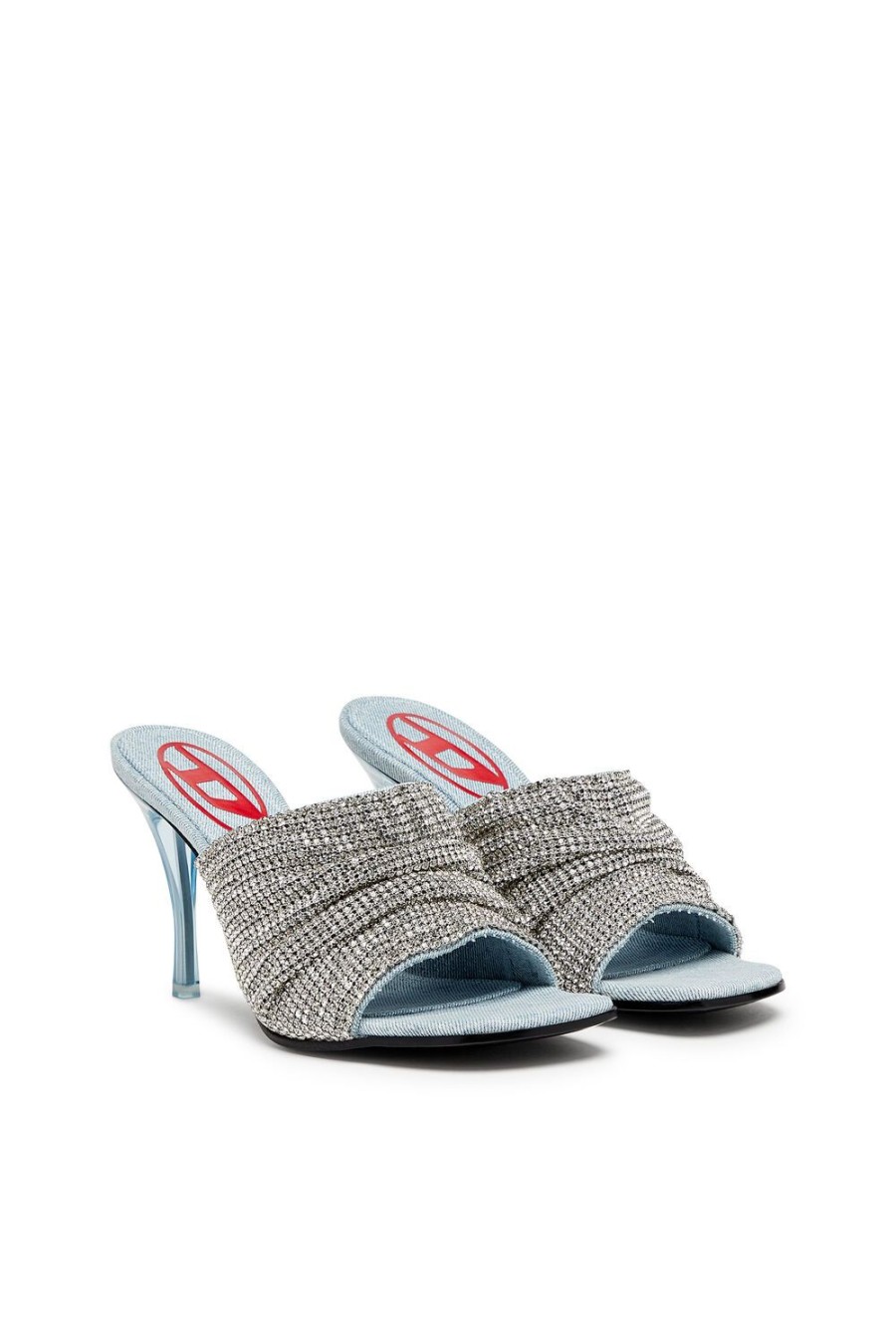 Women Diesel Sandals | D-Sydney Sdl S Silver